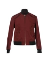 Dsquared2 Jackets In Maroon