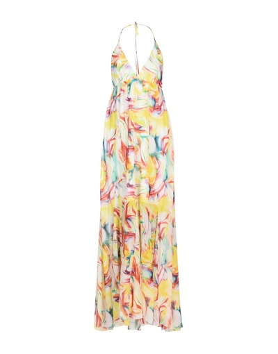 Alice And Olivia Long Dress In Yellow