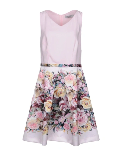 D.exterior Short Dress In Pink