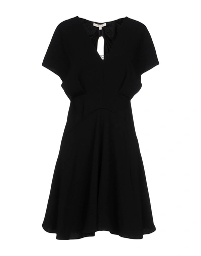 Maje Short Dresses In Black