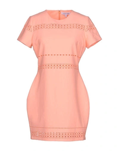 Elizabeth And James Short Dress In Salmon Pink