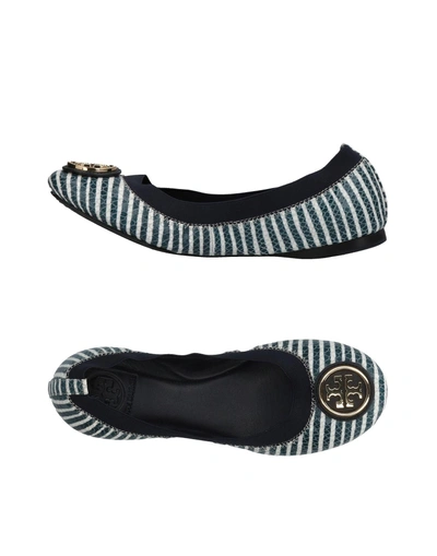 Tory Burch Ballet Flats In Blue