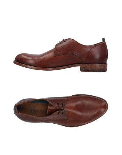 Moma Lace-up Shoes In Dark Brown