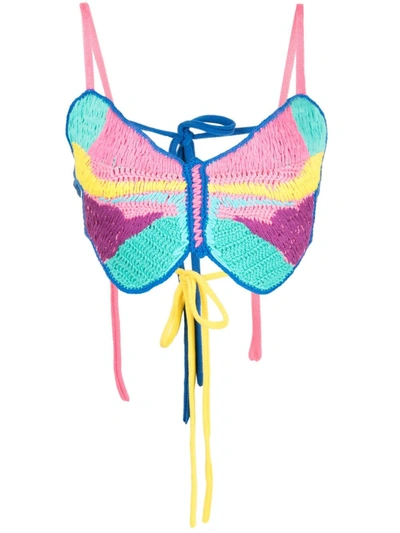 Mira Mikati Butterfly Top In Pink