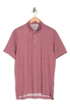 Tailor Vintage Recycled Polyester Jersey Polo In Dusty Rose