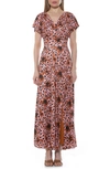 Alexia Admor Brielle Maxi Dress In Brown Multi
