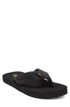 Flojos Bandera Flip Flop In Rasta