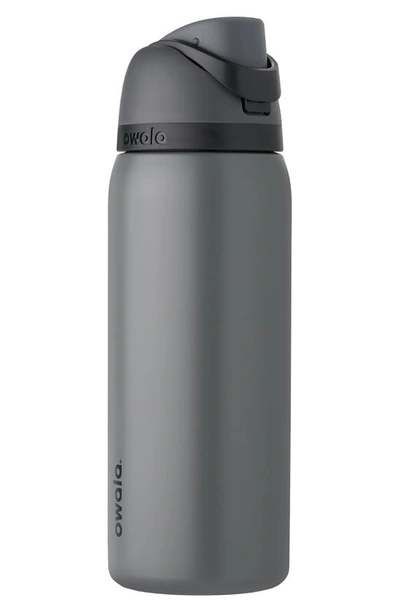 Owala Freesip Stainless Steel Water Bottle In Grayt