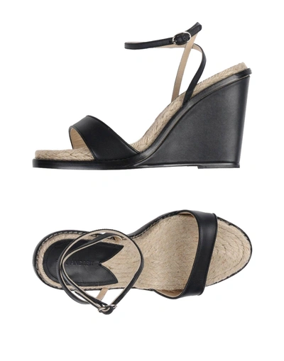 Paul Andrew Sandals In Black