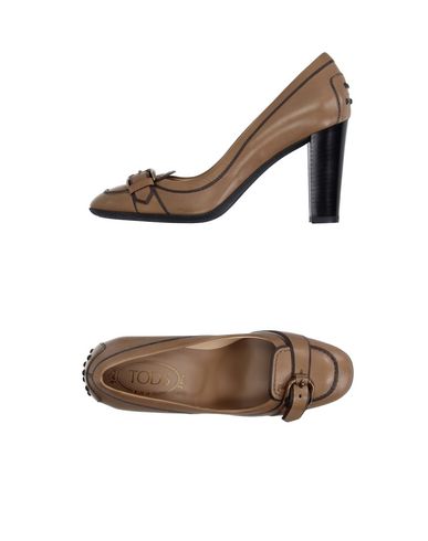 Tod's Moccasins In Light Brown | ModeSens