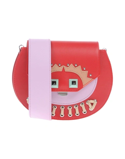 Salar Cross-body Bags In Red