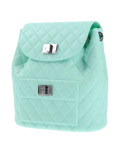 Designinverso Backpack & Fanny Pack In Light Green