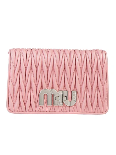 Miu Miu Shoulder Bag In Pink