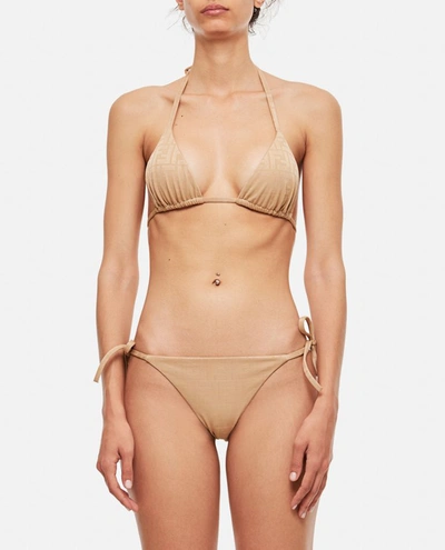 Fendi Swimsuit In Beige