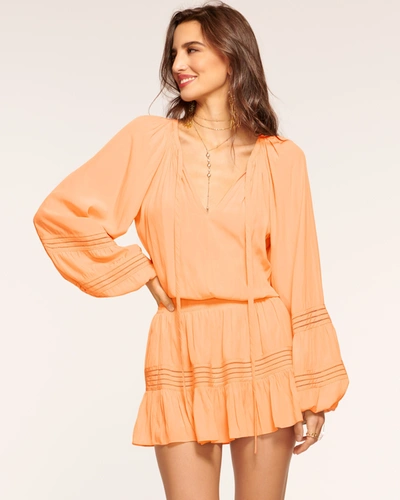 Ramy Brook Kurt Dress In Peach