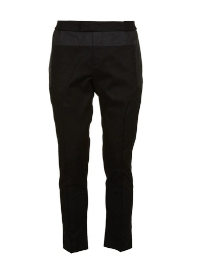 Les Hommes Urban Classic Fitted Trousers In Nero