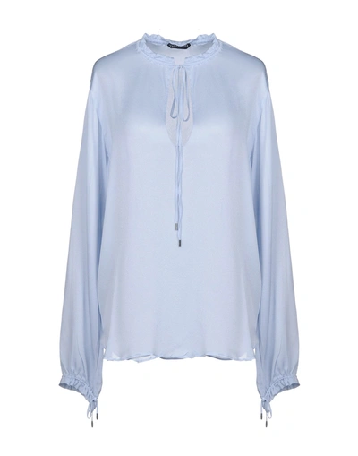 Tom Ford Blouse In Sky Blue