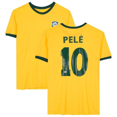 Fanatics Authentic Pele Brazil National Team Autographed Yellow Jersey