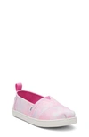 Toms Kids' Alpargata Slip-on Sneaker In Pink