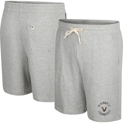 Colosseum Heather Gray Vanderbilt Commodores Love To Hear This Terry Shorts