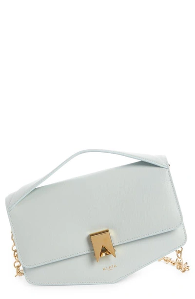 Alaïa Le Papa Chain Strap Crossbody Bag In Menthe Pastel