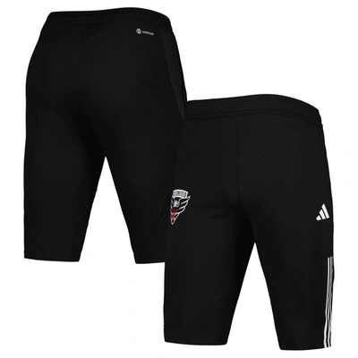 Adidas Originals Adidas Black D.c. United 2023 On-field Training Aeroready Half Pants