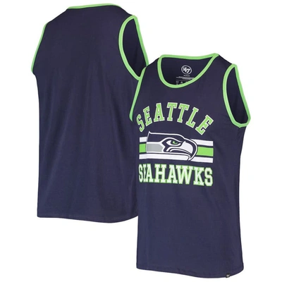 47 ' College Navy Seattle Seahawks Edge Super Rival Tank Top