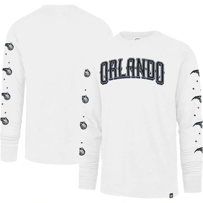 47 ' White Orlando Magic City Edition Downtown Franklin Long Sleeve T-shirt