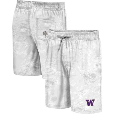Colosseum White Washington Huskies Realtree Aspect Ohana Swim Shorts