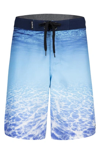 Hurley Kids' Ocean Floor Board Shorts In Indo Blue
