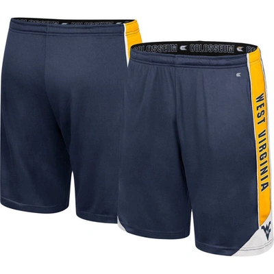 Colosseum Navy West Virginia Mountaineers Haller Shorts