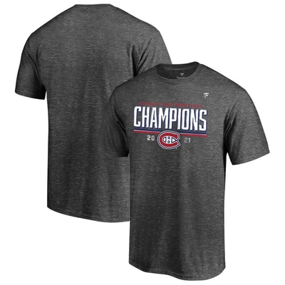 Fanatics Branded Heathered Charcoal Montreal Canadiens 2021 Stanley Cup Semifinal Champions Locker R In Heather Charcoal
