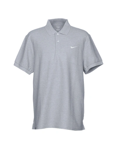 Nike Polo衫 In Grey