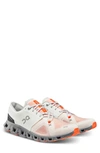 On Cloud X 3 Training Shoe In Ivory/alloy
