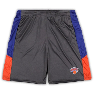 Fanatics Branded Gray New York Knicks Big & Tall Shorts