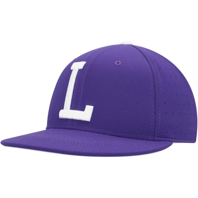 Nike Purple Lsu Tigers Aero True Baseball Performance Fitted Hat