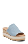 Toms Diana Mule Sandal In Blue