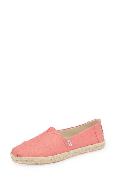 Toms Alpargata Slip-on In Medium Orange