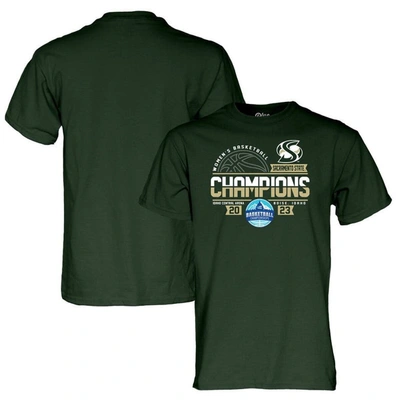 Blue 84 Green Sacramento State Hornets 2023 Big Sky Women's Basketball Conference Tournament Champions T-shi