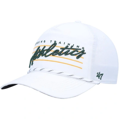 47 '  White Oakland Athletics Downburst Hitch Snapback Hat