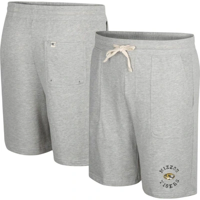 Colosseum Heather Gray Missouri Tigers Love To Hear This Terry Shorts