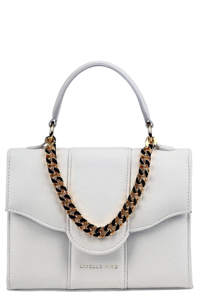 Liselle Kiss Meli Leather Top Handle Bag In White