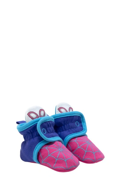 Robeez Kids' X Marvel Ghost-spider Snap Bootie In Bright Pink | ModeSens