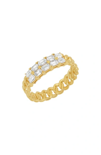 Bony Levy Varda Two-row Diamond Ring In 18k Yellow Gold