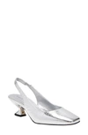 Katy Perry The Laterr Slingback Square Toe Pump In Silver