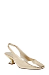 Katy Perry The Laterr Slingback Square Toe Pump In Gold