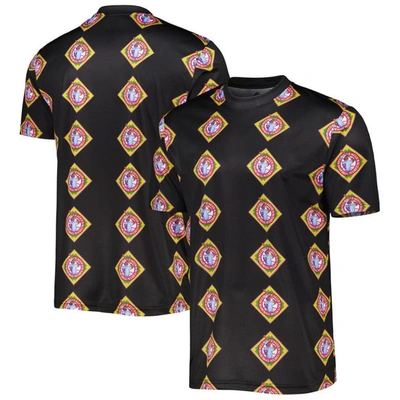Stitches Black Negro League Baseball Sublimated V-neck Jersey