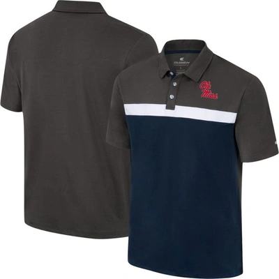 Colosseum Charcoal Ole Miss Rebels Two Yutes Polo