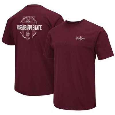 Colosseum Maroon Mississippi State Bulldogs Oht Military Appreciation T-shirt