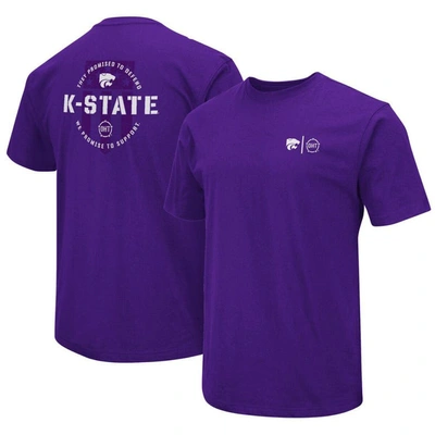 Colosseum Purple Kansas State Wildcats Oht Military Appreciation T-shirt